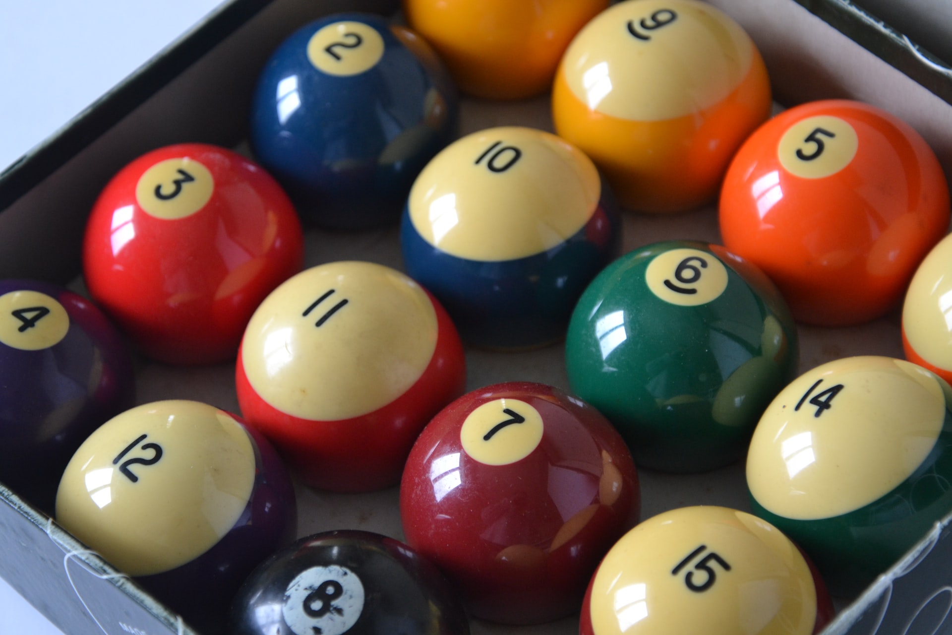 What are the parts of a pool table called?