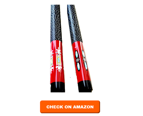 2 Pack 58 inches 2 Piece Pool Cues Sticks